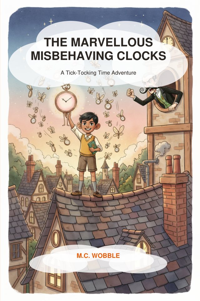 Cover of The Marvellous Misbehaving Clocks